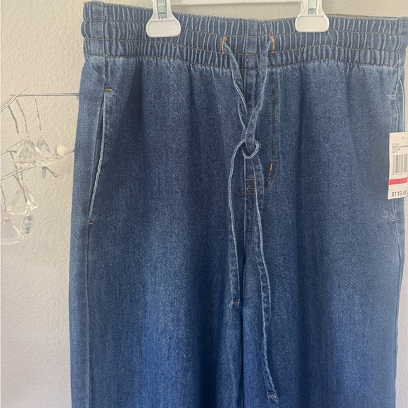 Habitual Dark Blue Wide-Leg Jeans. NWT. Dark wash. - Picture 2 of 4